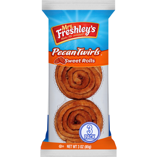 Mrs. Freshley's Pecan Twirl Sweet Rolls 3 Oz Pack