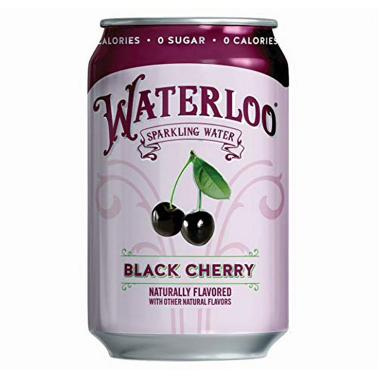 Waterloo Sparkling Water Black Cherry 12 Fl Oz Can