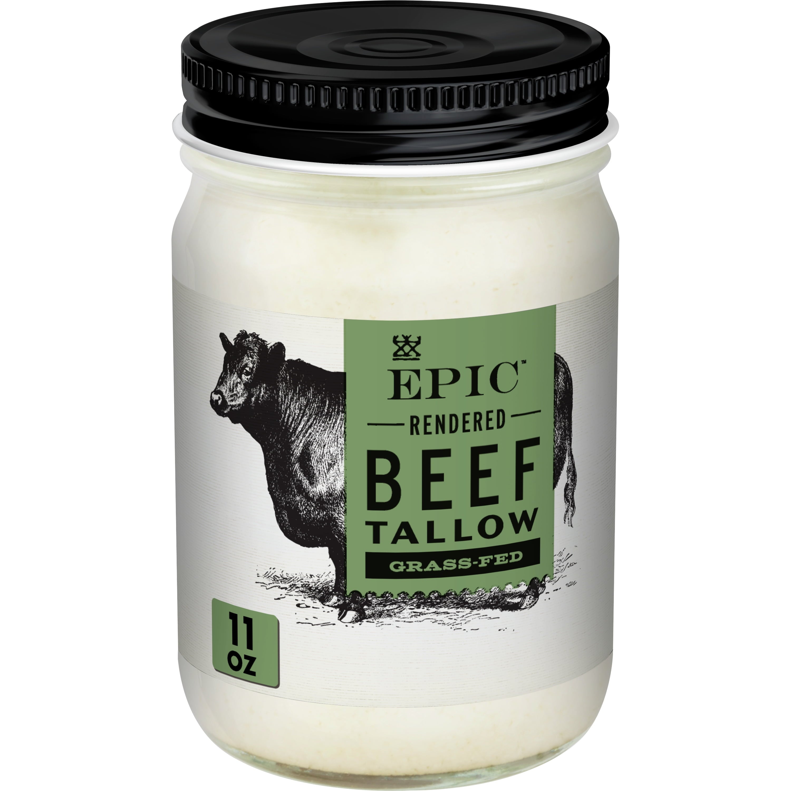Epic Rendered Beef Tallow Grass Fed 11 Oz Cup