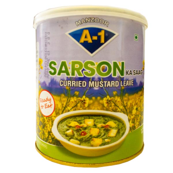 Wholesale A1 Sarson Ka Saag 800g-6 Ct Case Bulk