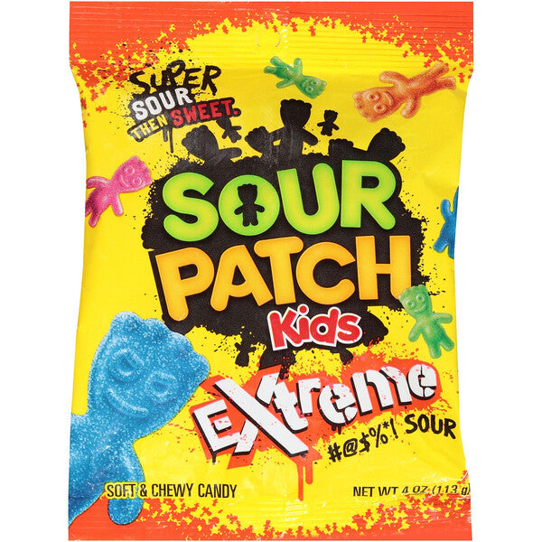 Sour Patch Extreme Soft and Chewy Candy 4oz