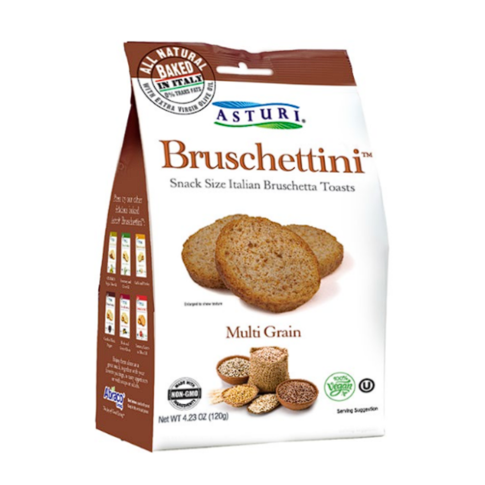 Wholesale Asturi Bruschettini Multi Grain 4.23 Oz Bulk
