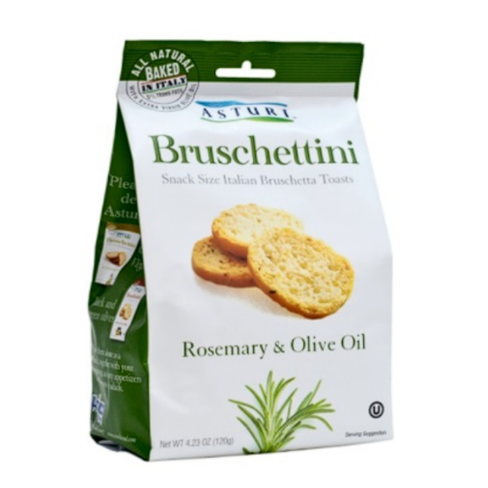 Wholesale Asturi Bruschettini Rosemary And Olive Oil 4.23 Oz Bulk