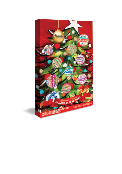 Wholesale 8 Oz. Christmas Tree Advent Calendar- Bulk
