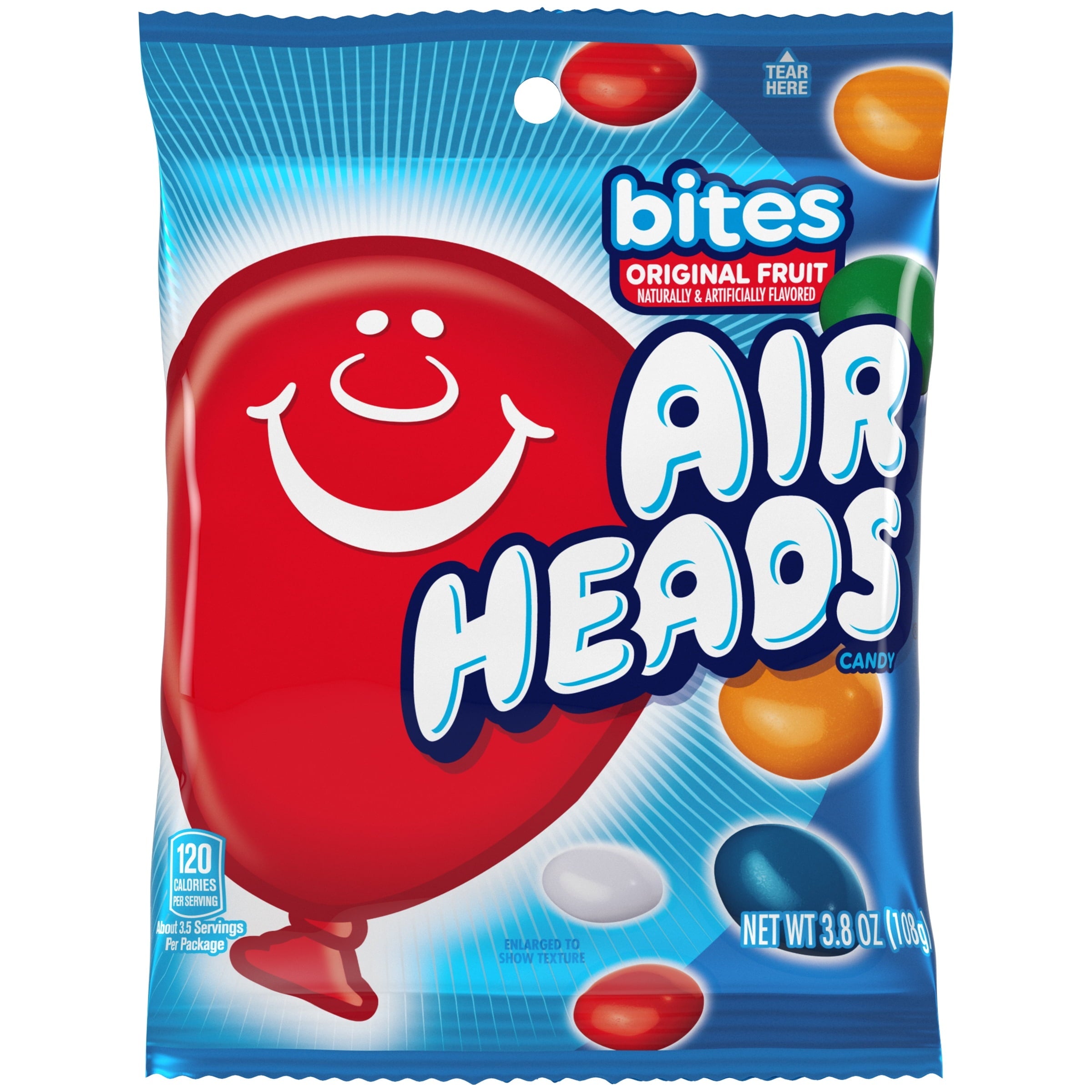 Air Heads Fruit Bites 3.8 Oz Bag