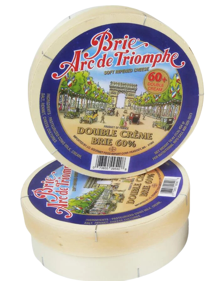 Brie Arc De Triomphe Double Cream Cheese 60% 1lb 8ct