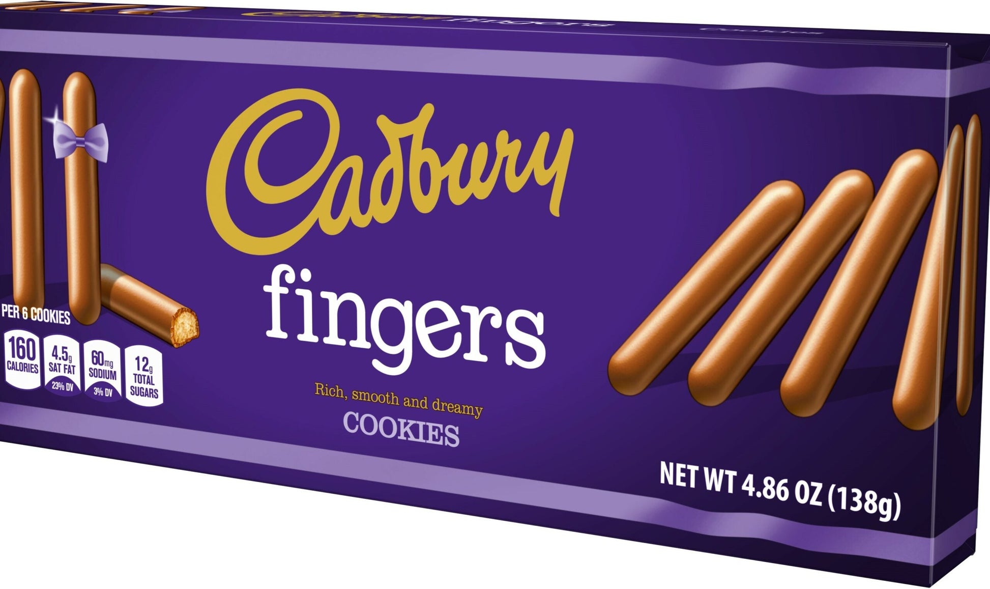 Wholesale Cadbury Milk Chocolate Finger Cookies 4.86oz (138g)- Bulk