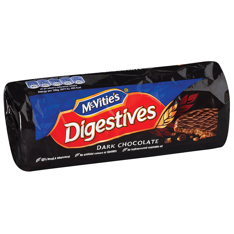 Wholesale McVitie's Digestive, Dark Chocolate Rollwrap 9.4oz (266g)- Bulk