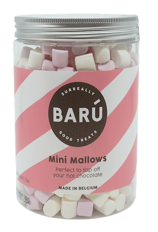 Wholesale Baru Mini Mallows Gift Jar 7.76 Oz.-6 Ct Case Bulk