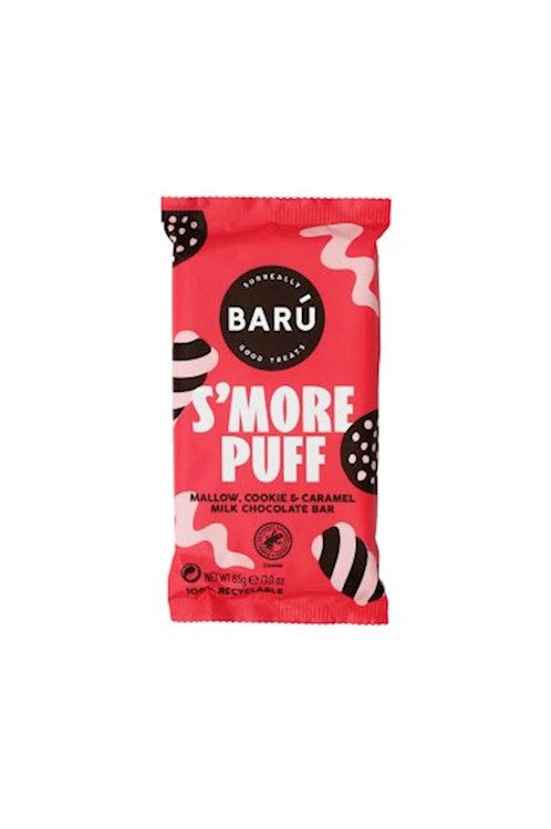 Wholesale Baru Smore Puff Milk Chocolate Bonkers Bar; 3 Oz.-12 Ct Case Bulk