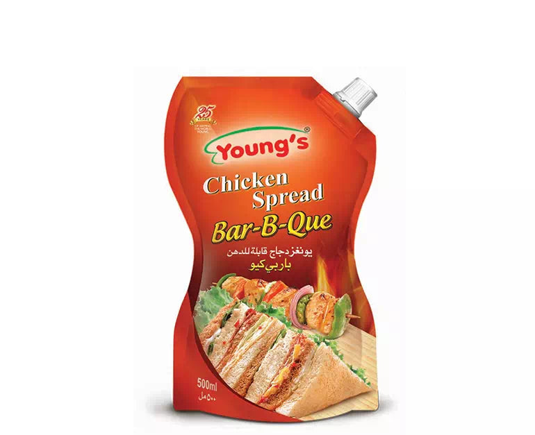 Wholesale Young's Chicken BBQ Flavor Spread 500g- Bulk