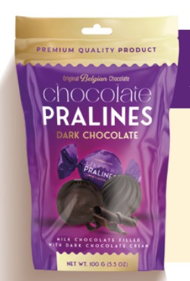 Wholesale BeeMax Dark Chocolate Pralines With Dark Chocolate Cream – 3.5 Oz- Bulk