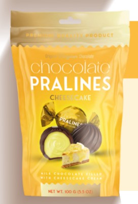 Wholesale BeeMax Milk Chocolate Pralines With Cheesecake Cream – 3.5 Oz- Bulk