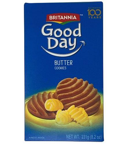 Wholesale Britannia Good Day Butter Cookies 8.2 oz-24 Ct Case Bulk