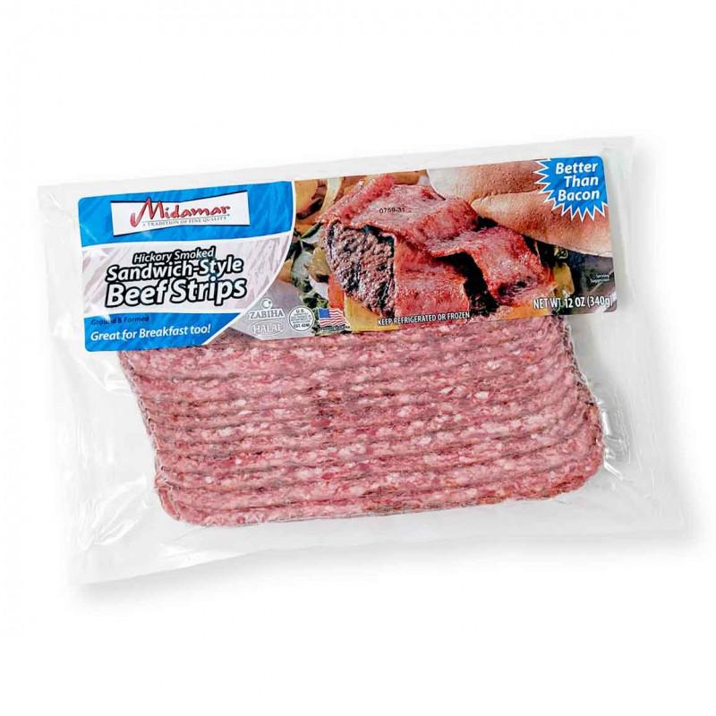 Wholesale Midamar Beef Strips 12oz-12 Ct Case Bulk