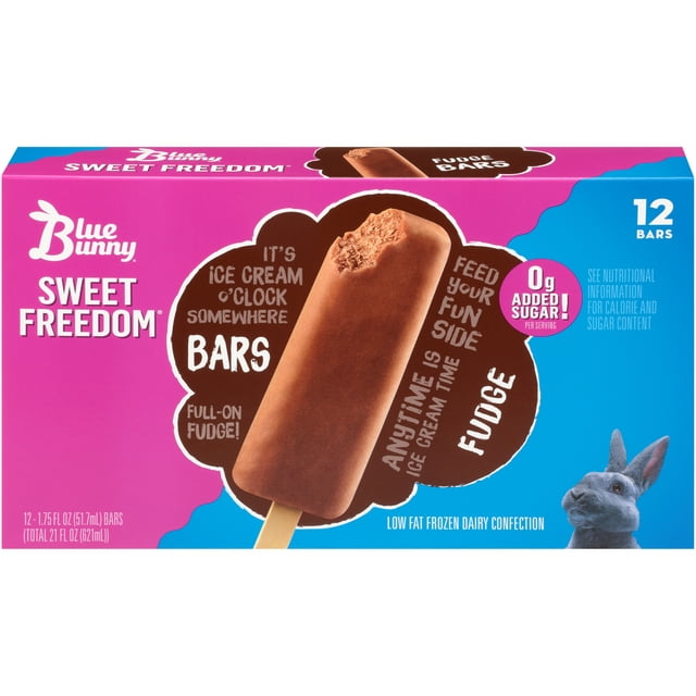 Blue Bunny Sweet Freedom Fudge Bar 3 oz