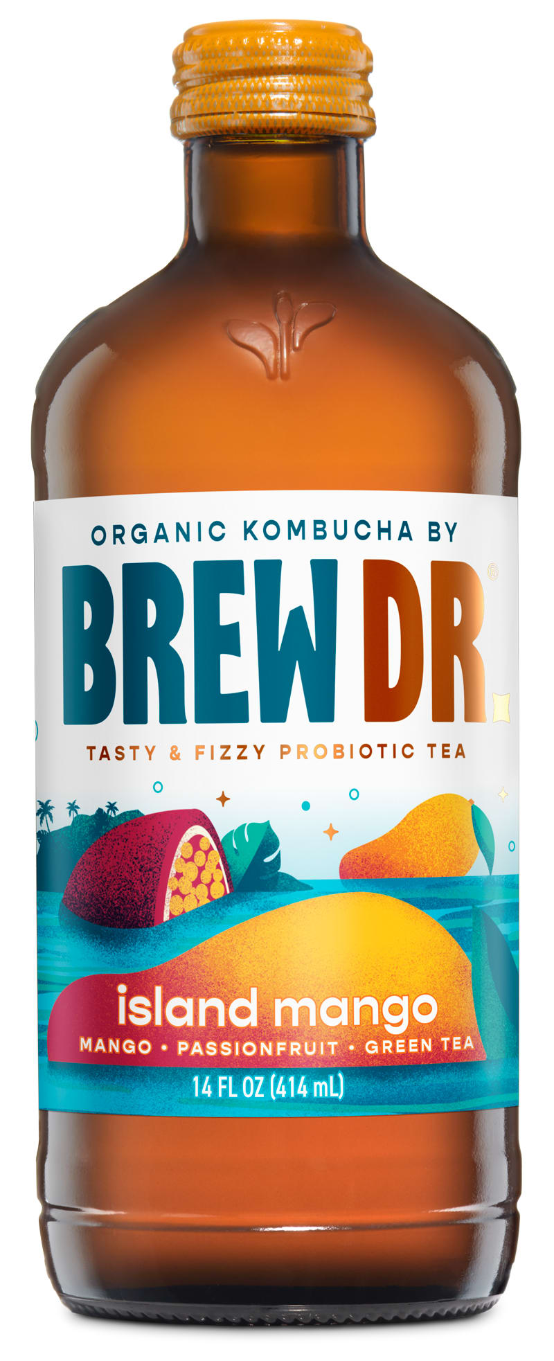 Wholesale Brew Dr 12/14 Oz Island Mango- Bulk