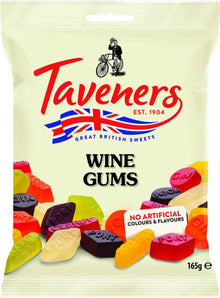 Wholesale Taveners Wine Gums, Bag 5.82oz (165g)- Bulk