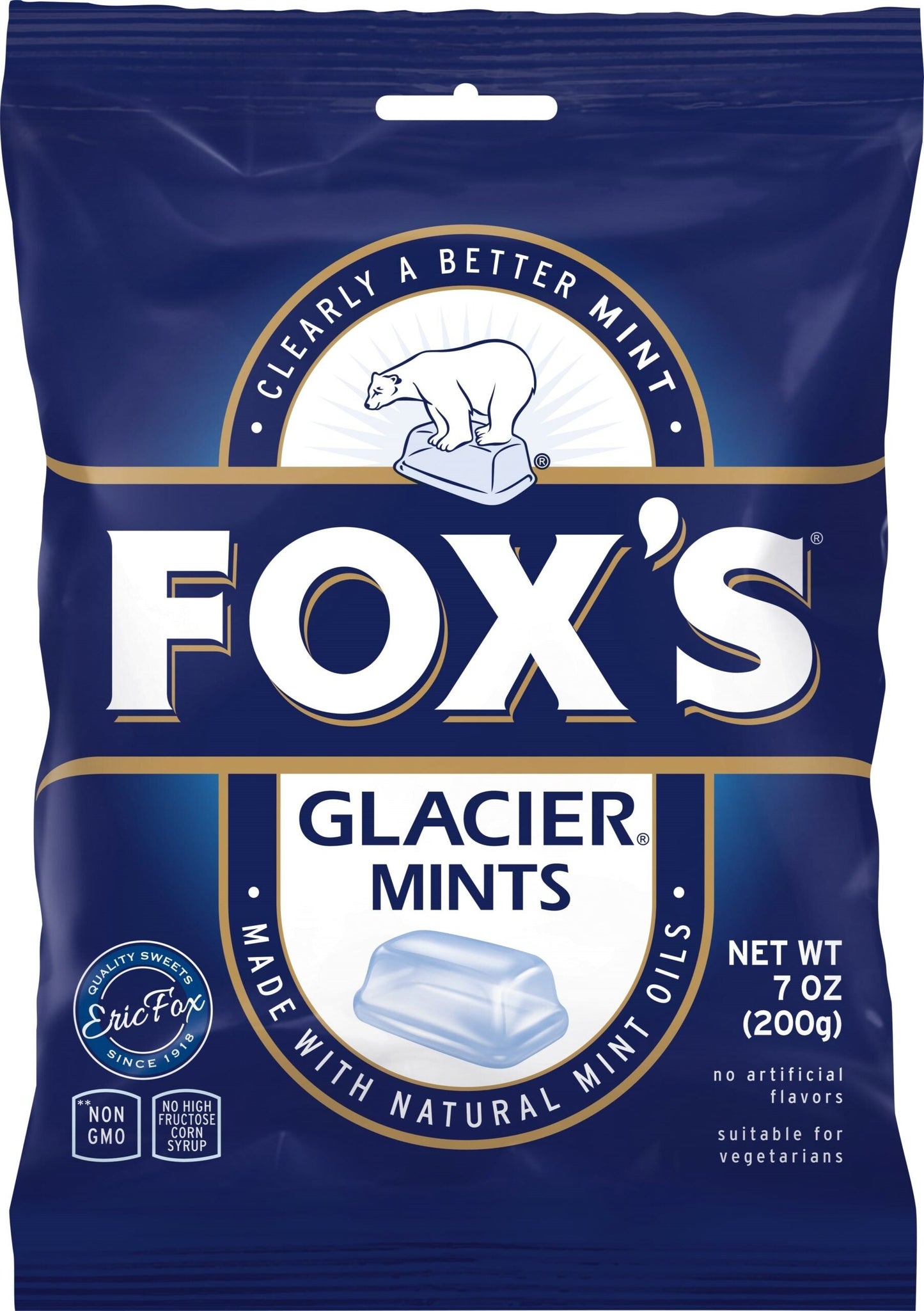 Fox's Glacier Mints, Bag 7.05oz (200g)