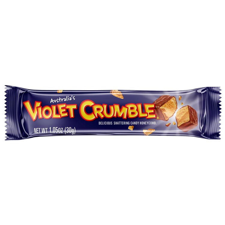 Wholesale Violet Crumble Milk Standard Size Bar 1.05oz (30g)- Bulk