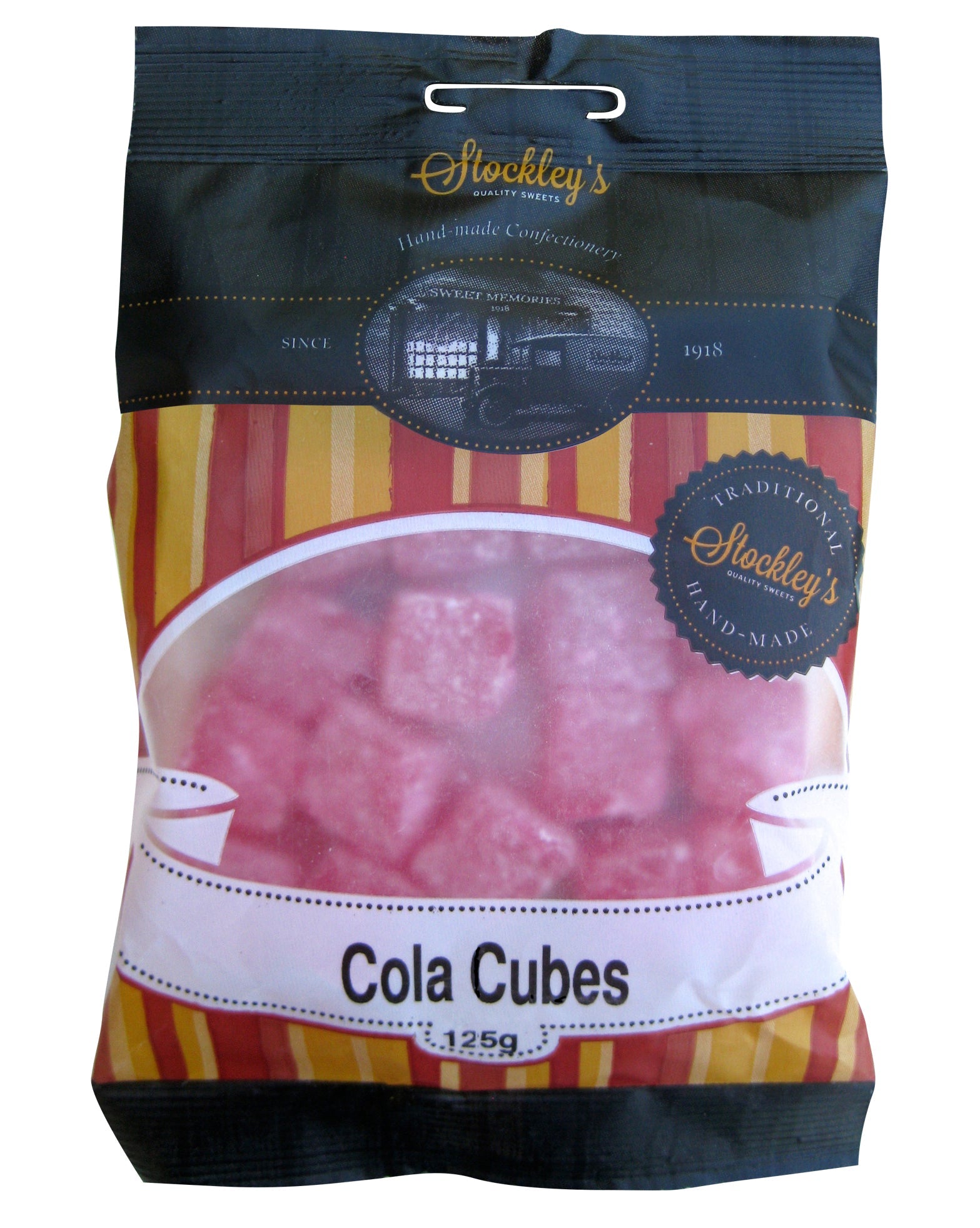 Wholesale Stockley's Cola Cubes, Bag 4.4oz (125g)- Bulk