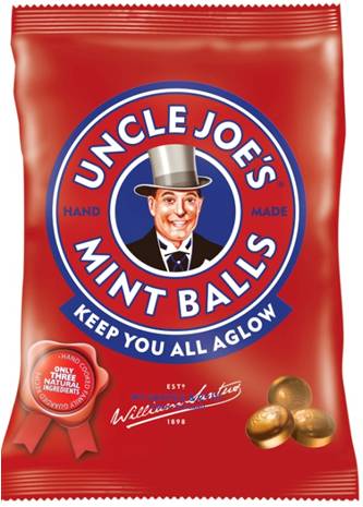 Wholesale Uncle Joe's Mint Balls, Bag 3.17oz (90g)- Bulk
