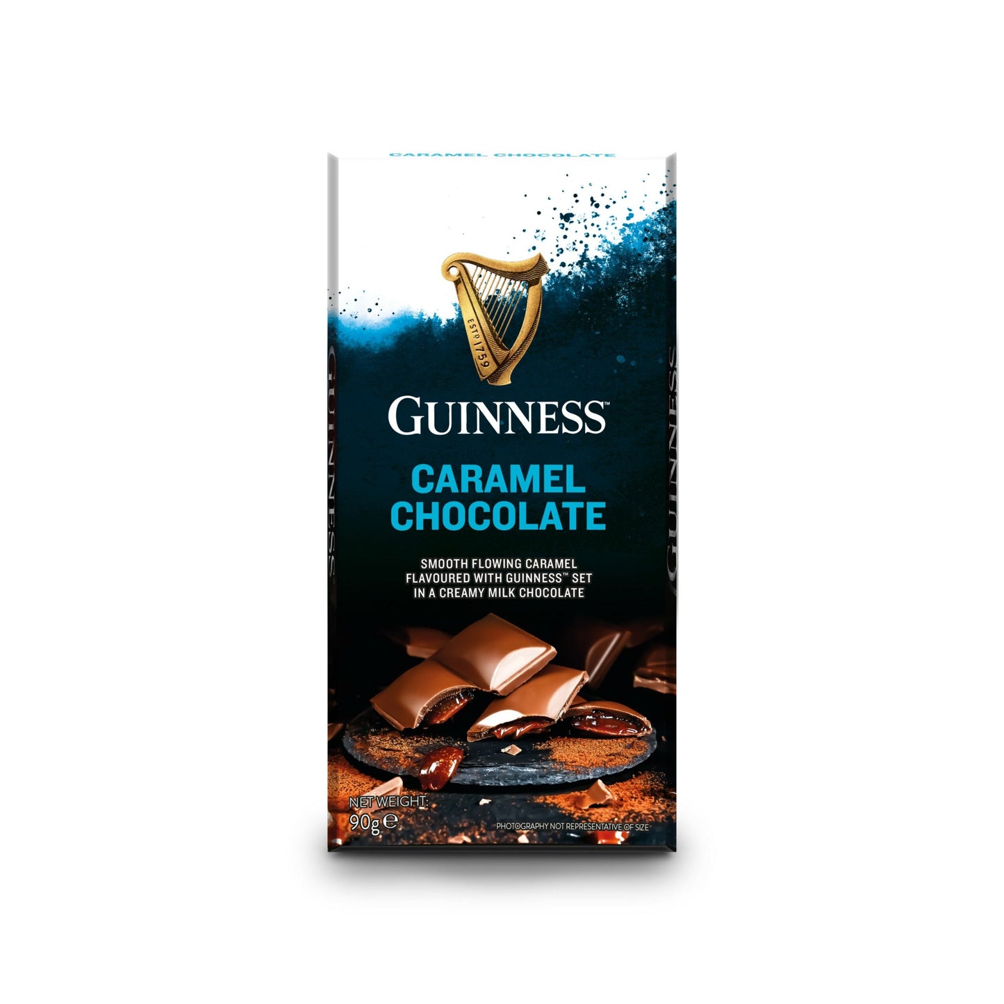 Wholesale Guinness Milk Chocolate Caramel Bar 3.17oz (90g)- Bulk