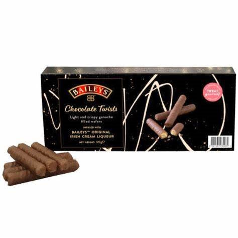 Wholesale Baileys Non-Alcoholic Chocolate Twists, Carton 3.8oz (107g)- Bulk