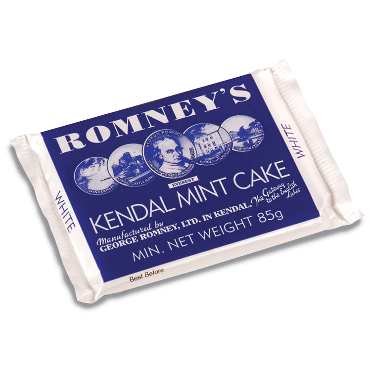 Wholesale Romney's White Kendal Mint Cake, Bar 3.00oz (85g)- Bulk