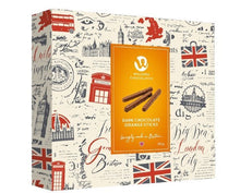 Wholesale Walkers Chocolates Dark Chocolate Orange Sticks 5.29oz (150g)- Bulk