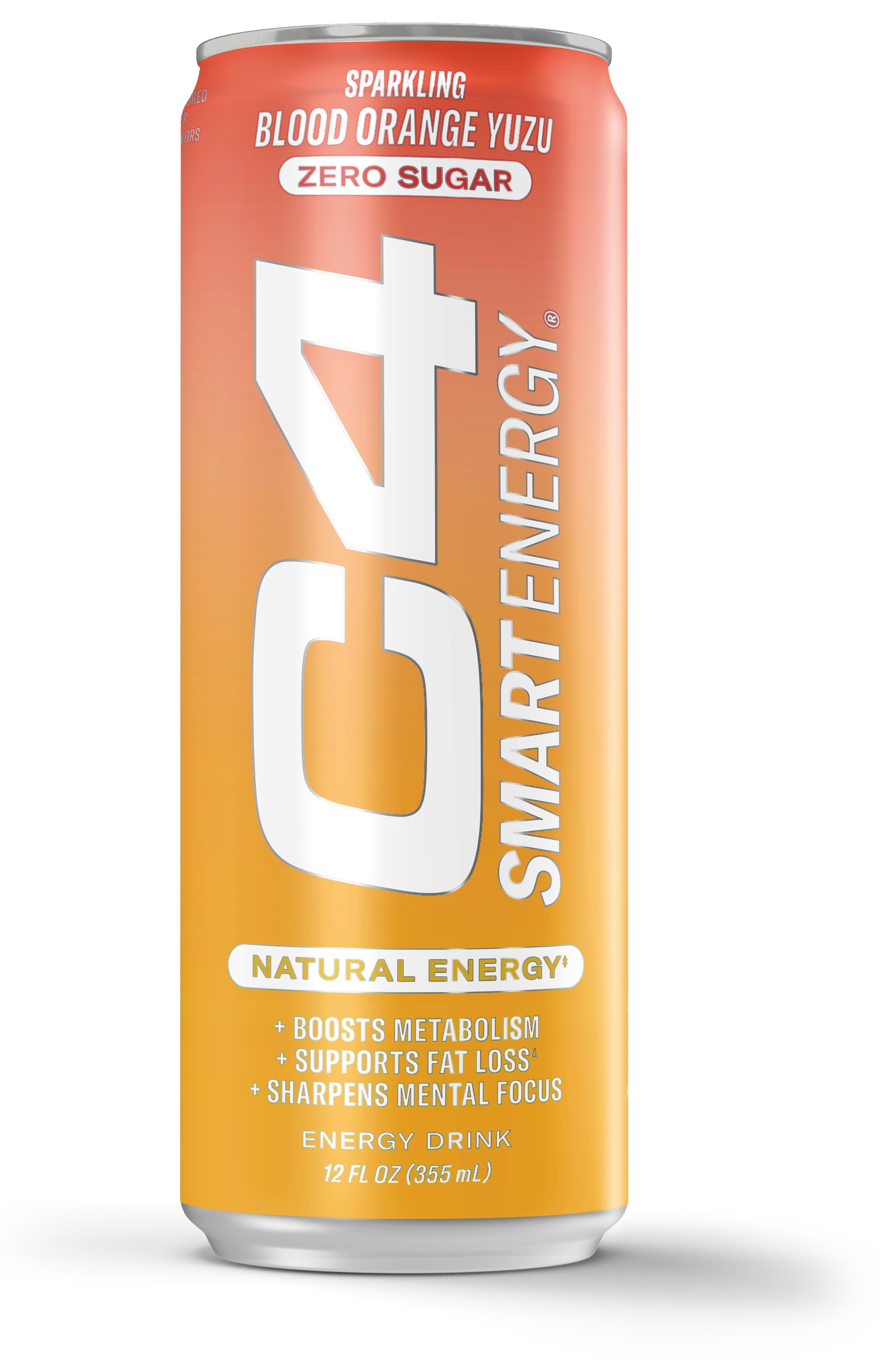 Wholesale C4 Smart Energy 12/12 Oz Blood Orange Yuzu-12 Ct Case Bulk