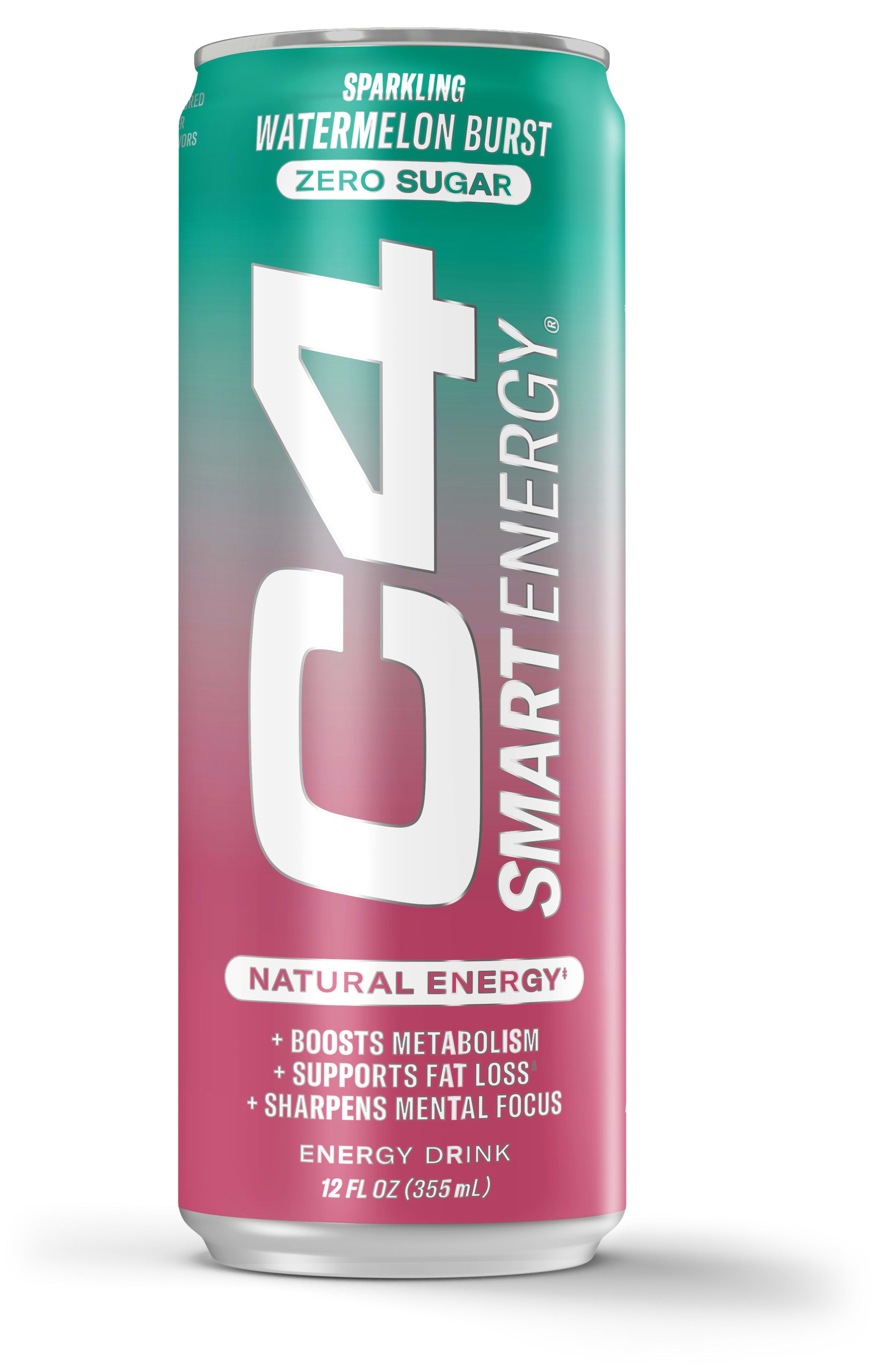 Wholesale C4 Smart Energy 12/12 Oz Watermelon Burst-12 Ct Case Bulk