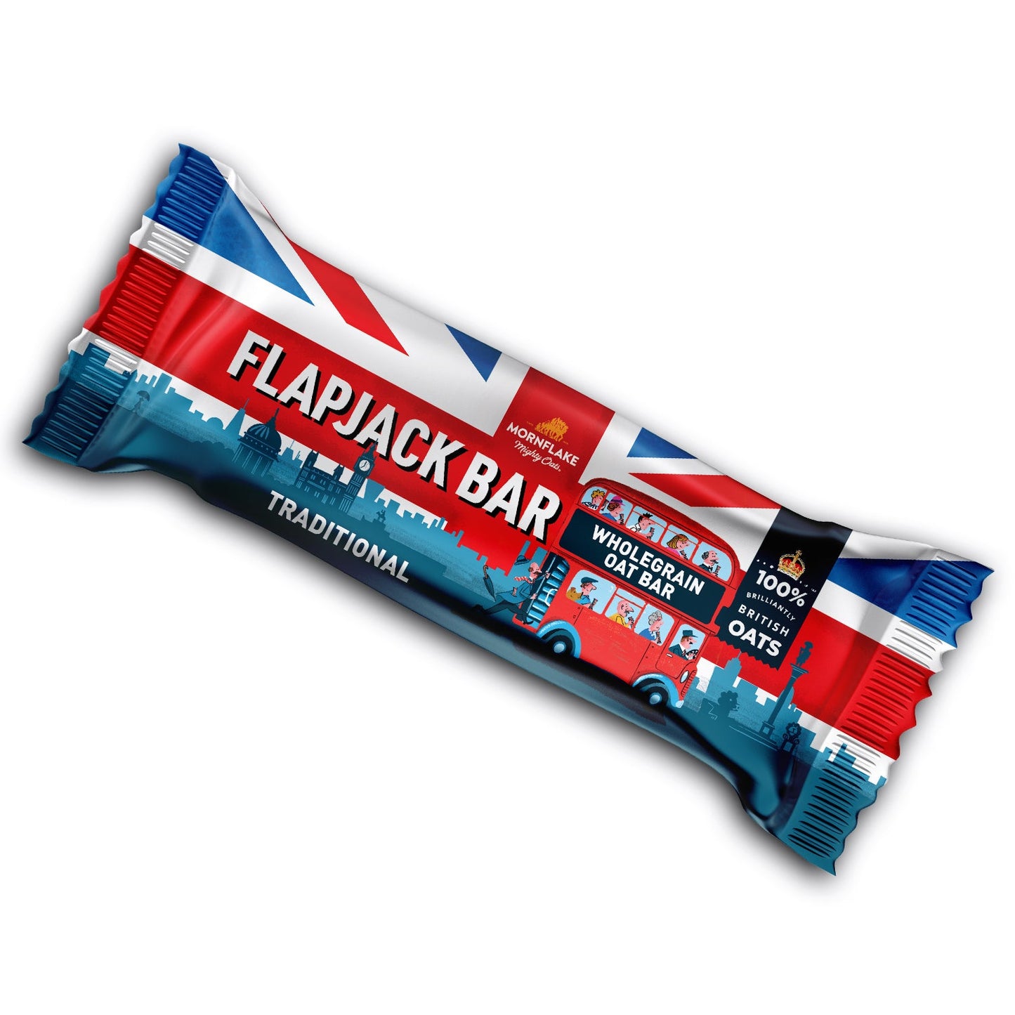 Wholesale Mornflake Original Flapjack Oat Bar 3.2oz (91g)- Bulk