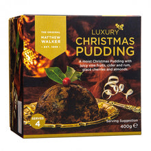 Wholesale Matthew Walker Luxury Christmas Pudding, Box 14.1oz (400g)- Bulk