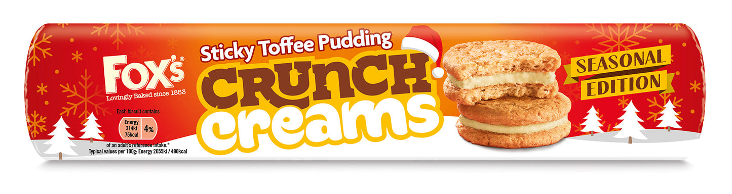Fox's Sticky Toffee Pudding Crunch Creams 7.05oz (200g)