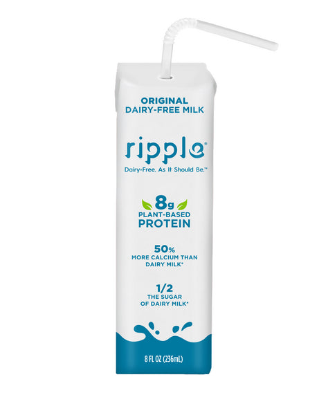 Ripple Original Dairy-Free Milk 8 Fl Oz Carton