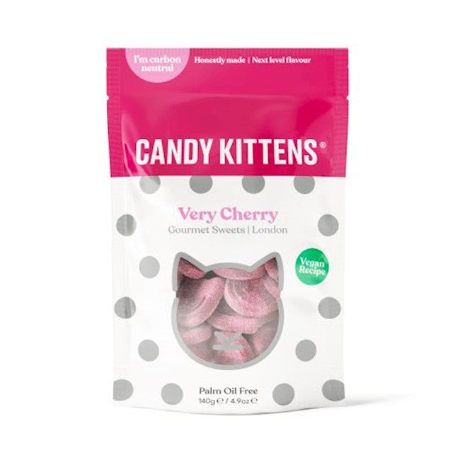 Wholesale Candy Kittens Very Cherry, 140G. / 4.9 Oz. Pouches- Bulk