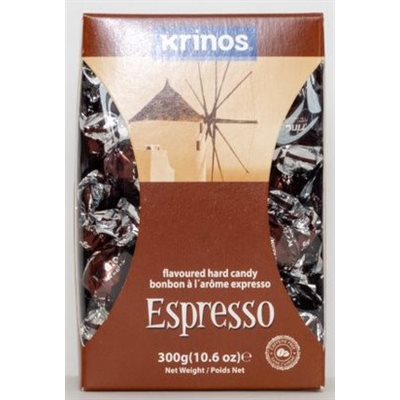 Wholesale Krinos Espresso Candy 300g-6 Ct Case Bulk