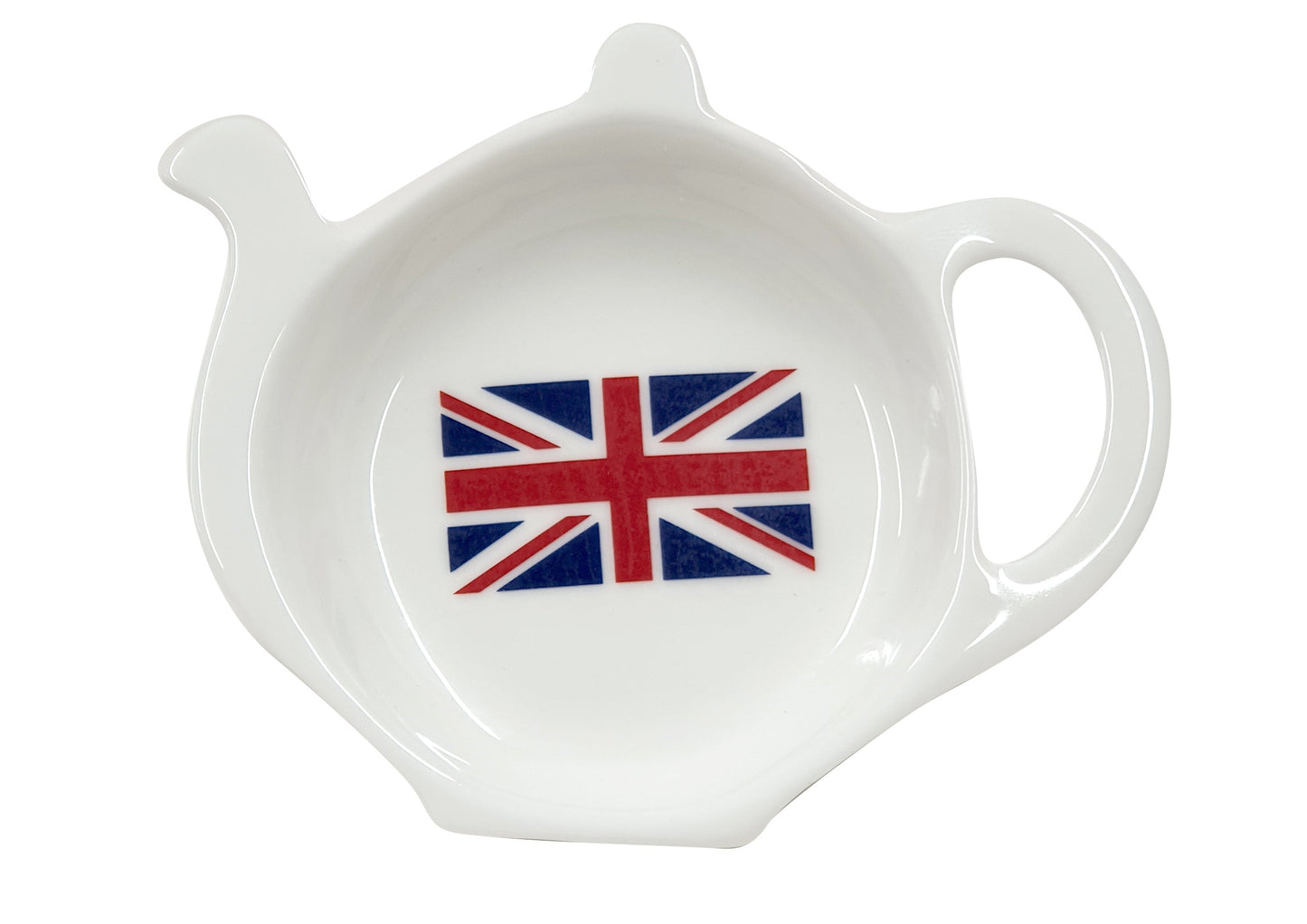 Crown Trent Union Jack Teabag Tidy, Bone China