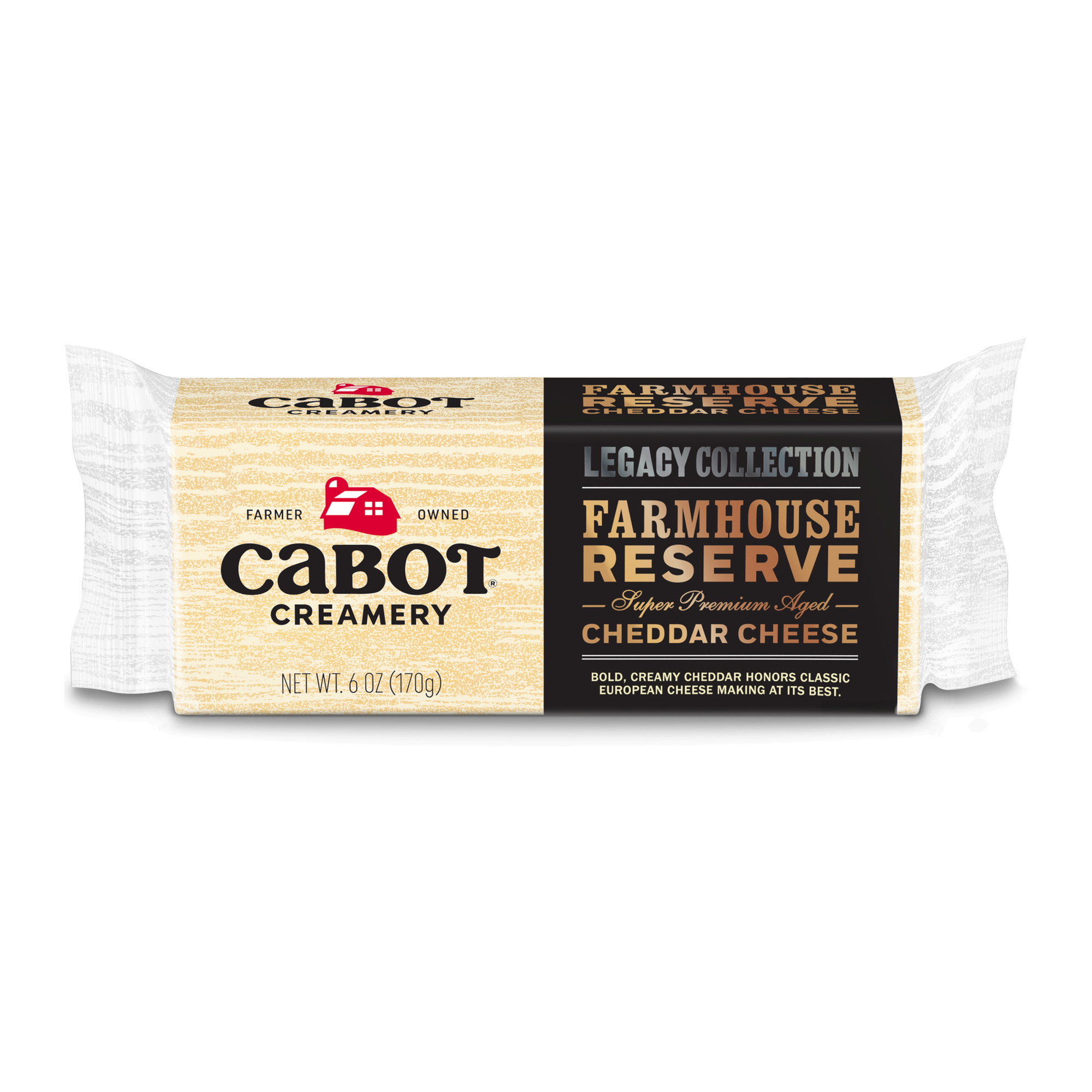 Cabot Farmhouse Reserve Cheddar Cheese 6oz 12ct