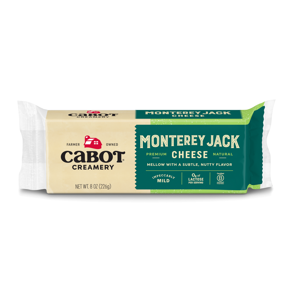 Cabot Monterey Jack Cheese 8oz 12ct