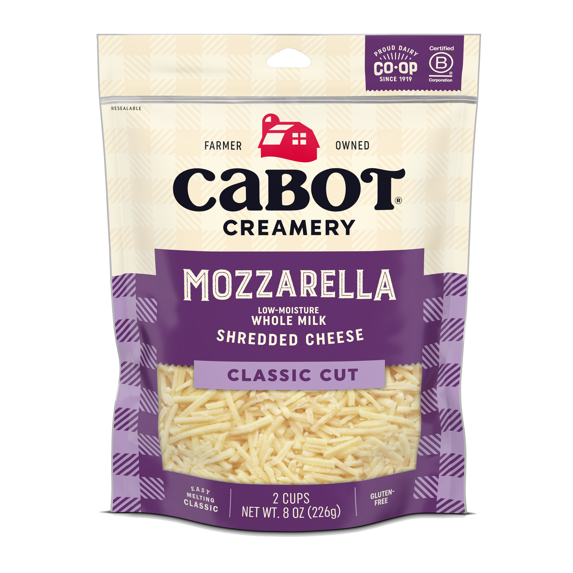 Cabot Mozzarella Whole Milk Cheese