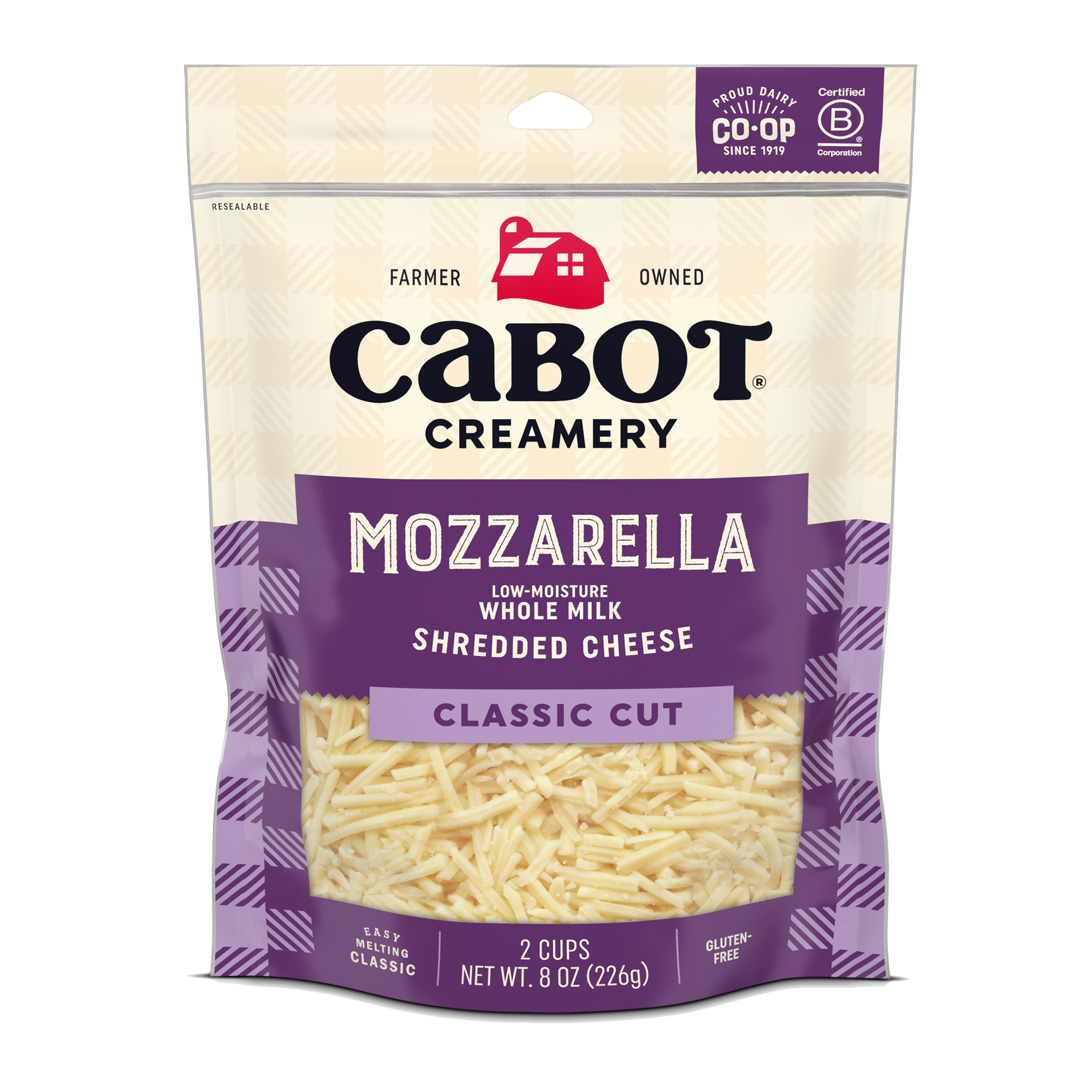 Cabot Mozzarella Cheese 8 oz