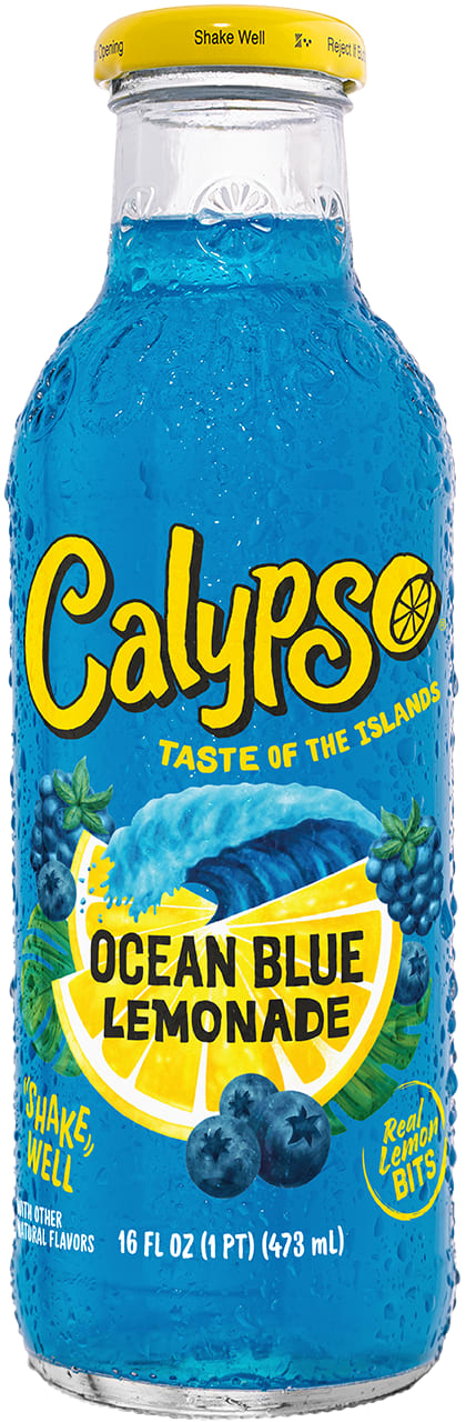 Wholesale Calypso 12/16 Oz -Ocean Blue Lemonade-12 Ct Case Bulk