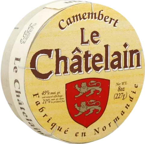 Camembert le Chatelain French Cheese 8oz 12ct