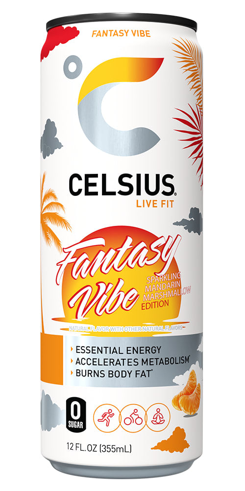 Wholesale Celsius 12/12 Oz Sparkling Fantasy Vibe-12 Ct Case Bulk