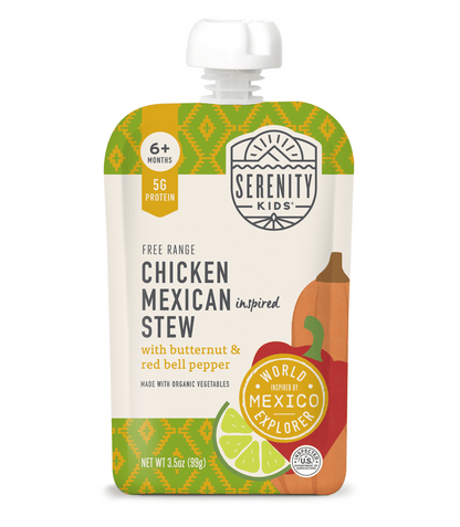 Wholesale Serenity Kids Food Chicken Mexican Inspired Stew 3.5oz- Bulk