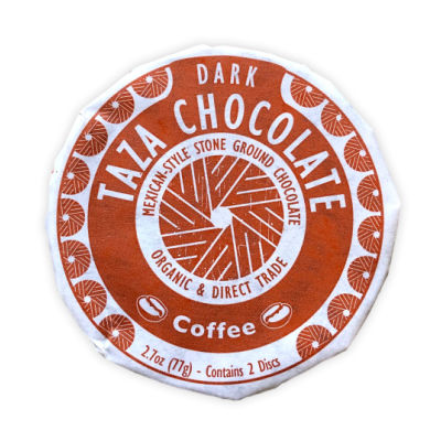 Taza Chocolate Organic Chocolate Disc Coffee 2.7oz 12ct