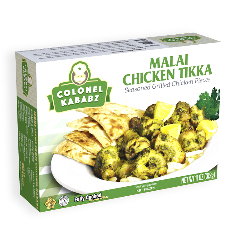 Wholesale Colonel Kababz Malai Chicken Tikka 312g- Bulk