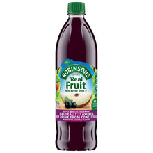 Robinsons Apple & Blackcurrant Squash (No Added Sugar) 33.8fl.oz (1 ltr)